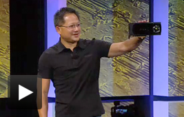 Jen-Hsun Huang apresentando Fermi