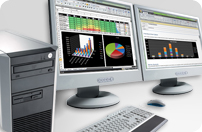 Workstation with Business Multi-Display Graphics