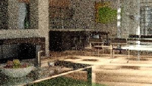 Iray rendering on a CPU after 2 minutes