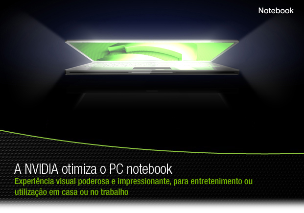A NVIDIA otimiza o PC notebook