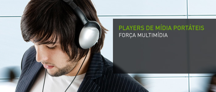 Players de mídia portáteis