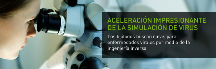 Aceleración impresionante de la simulación de virus