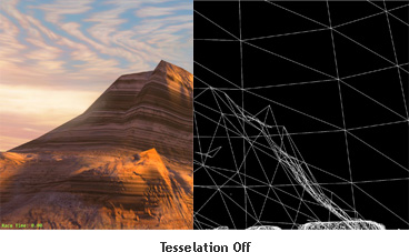 Tessellation OFF Tessellation OFF